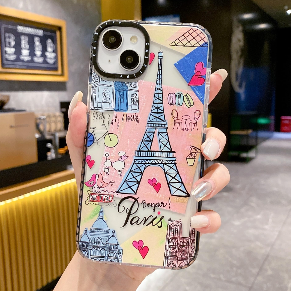 Estuche - Paris para iPhone 12 normal