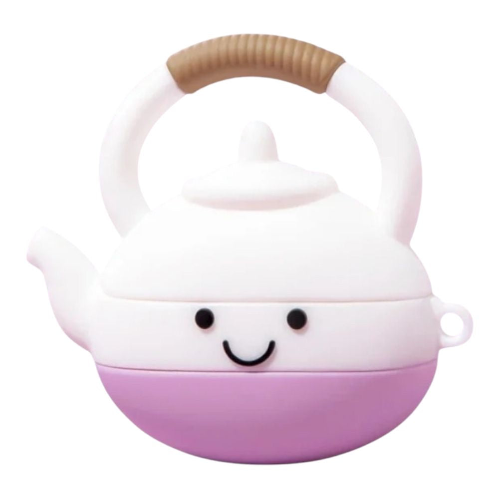 Estuche – Tetera Cute Morada para AirPods 4