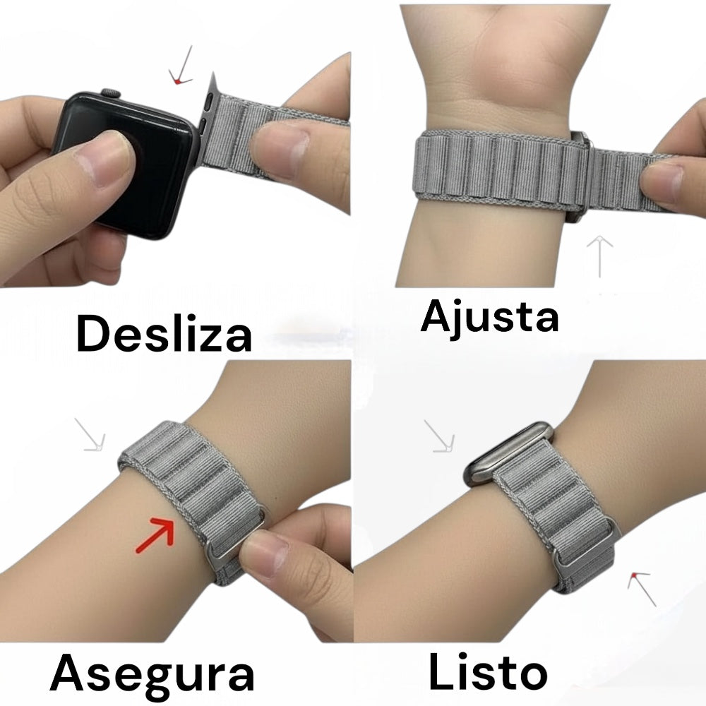 Pulsera - Alpine Loop gris para Apple Watch