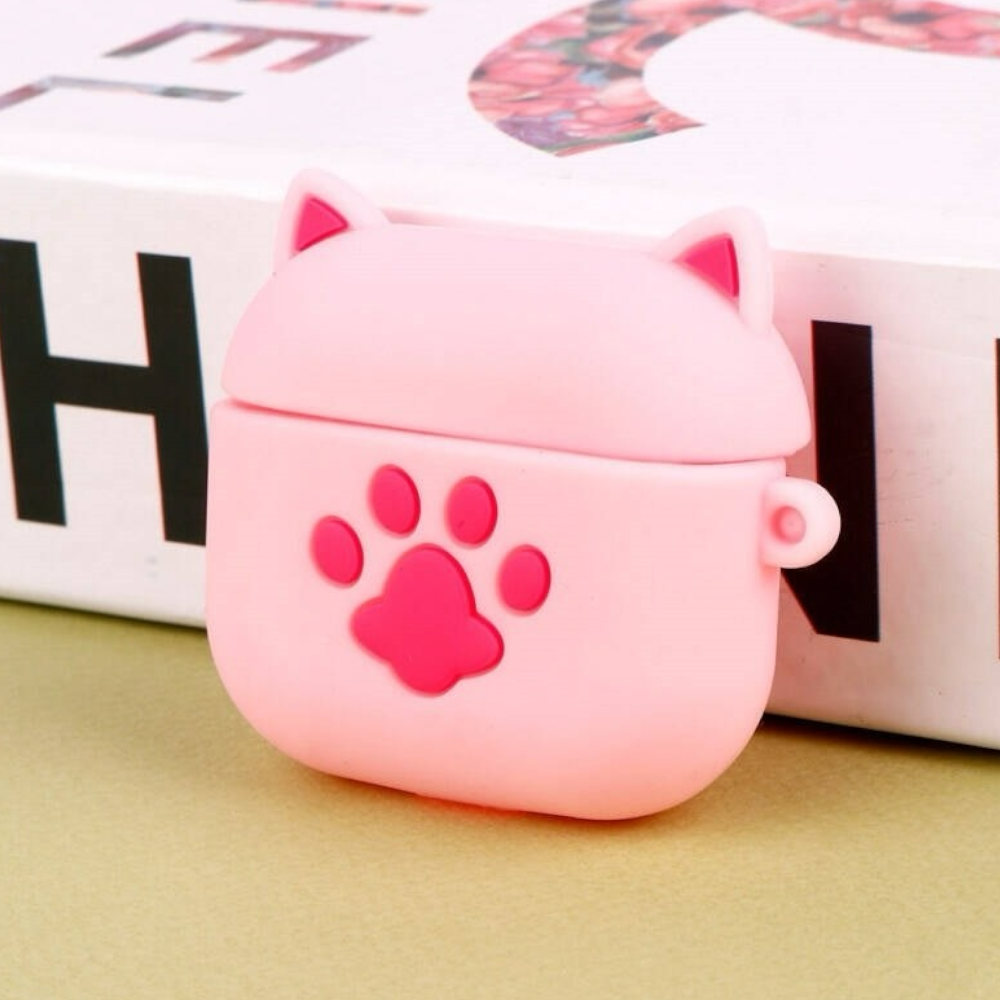 Estuche – Huellita rosa para AirPods Pro 1 y 2