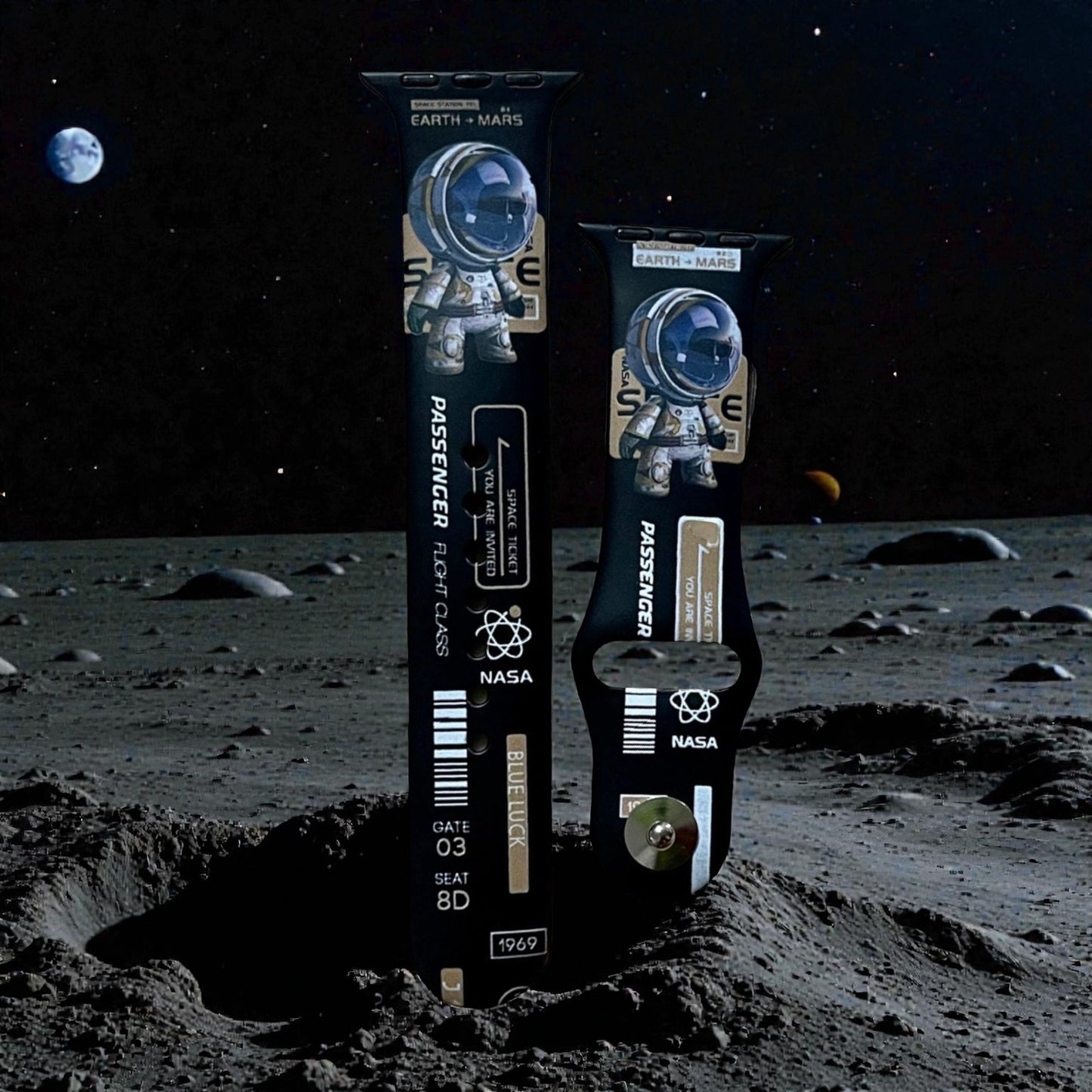 Pulsera – Nasa astronauta negro para Apple Watch