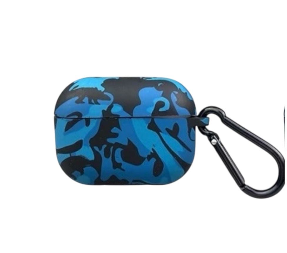 Estuche – Diseño Camuflaje Azul Urbano para AirPods 1 y 2
