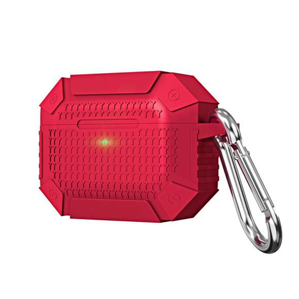 Estuche – Protector Antigolpes de Silicona Para AirPods 3 Rojo