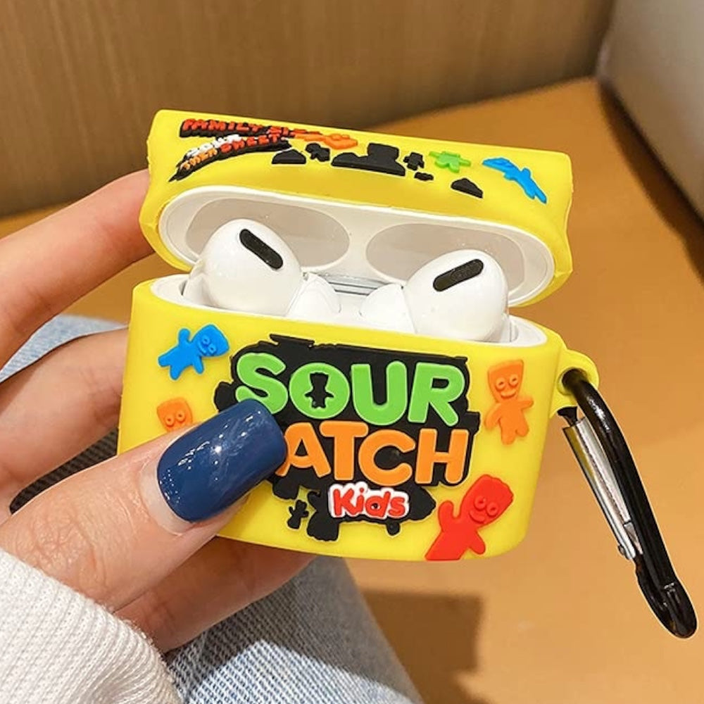 Estuche – Sour Patch amarillo para AirPods Pro 1 y 2