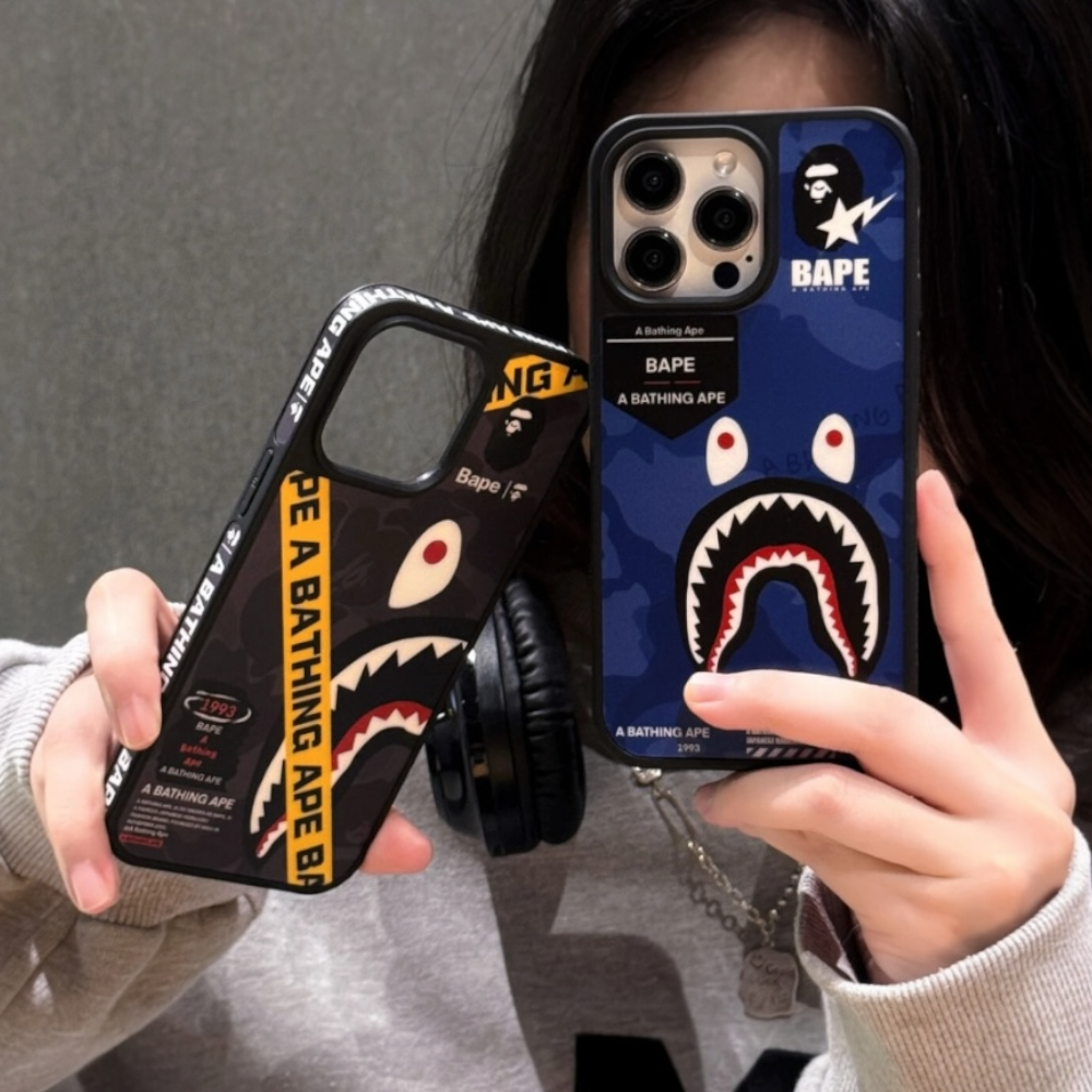 Estuche - Bape azul para iPhone 14 Pro Max