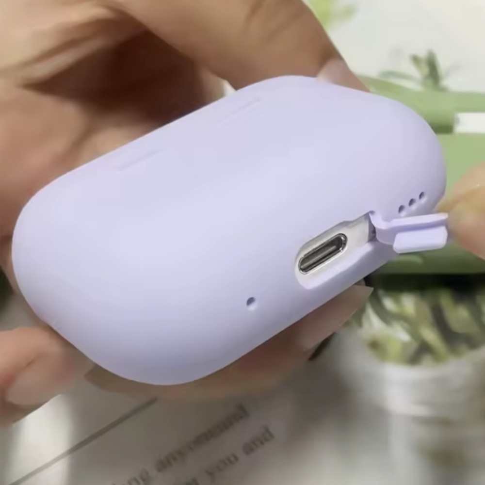 Estuche – Silicon Lila para AirPods Pro 1 y 2