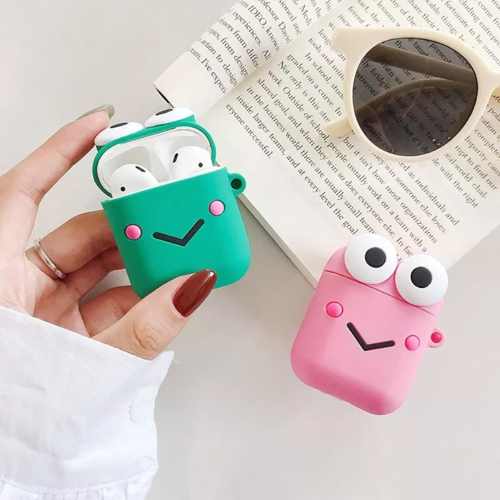 Estuche – Rana Rosada para AirPods 1 y 2