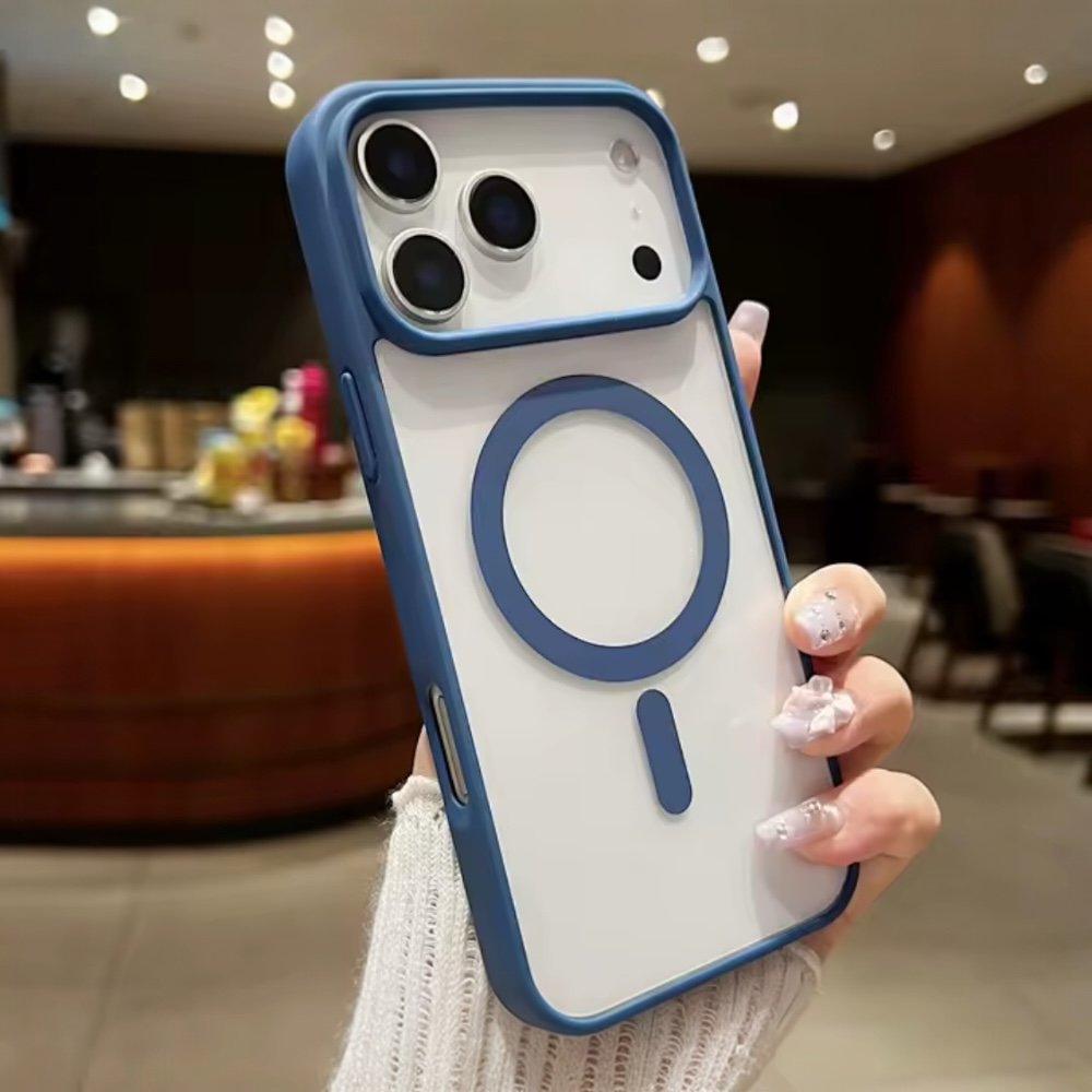 Estuche - Acrilico Antishock azul magsafe para iPhone iPhone 17 normal