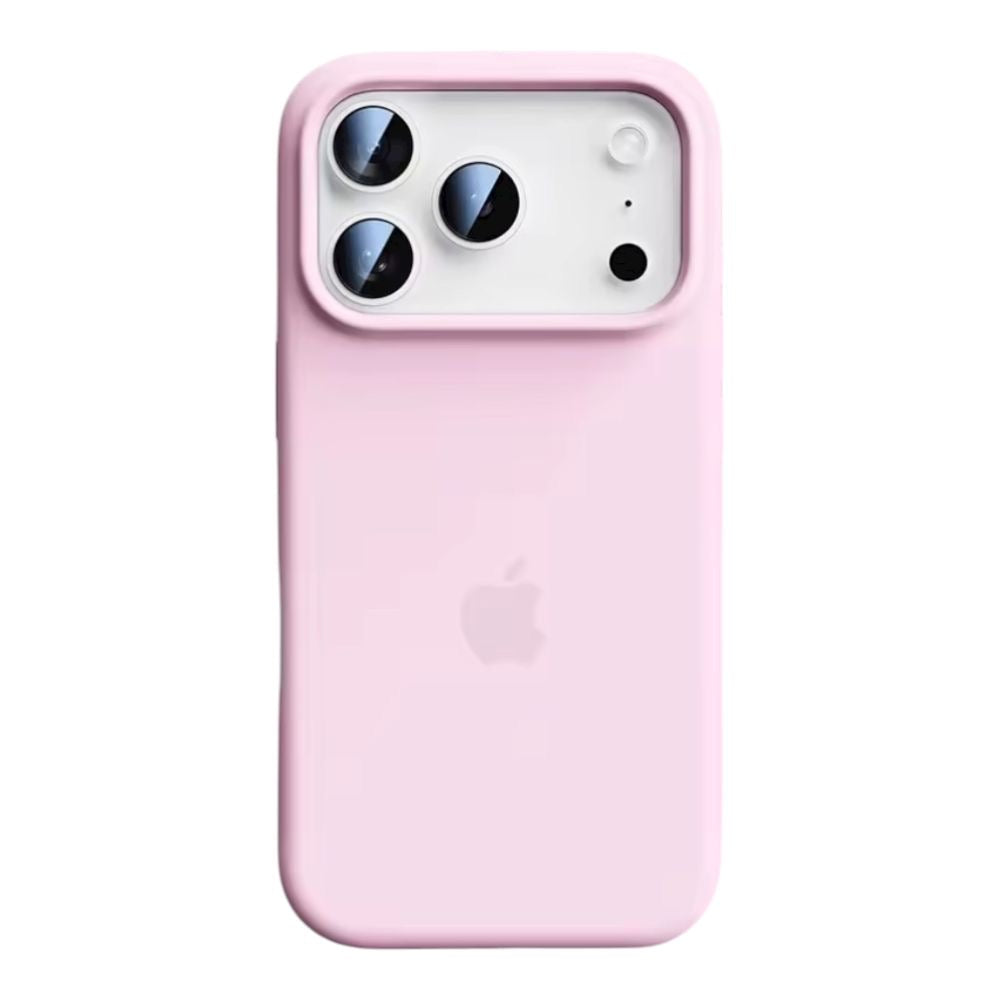 Estuche – Silicona Suave Rosa Pastel para iPhone 17 Pro
