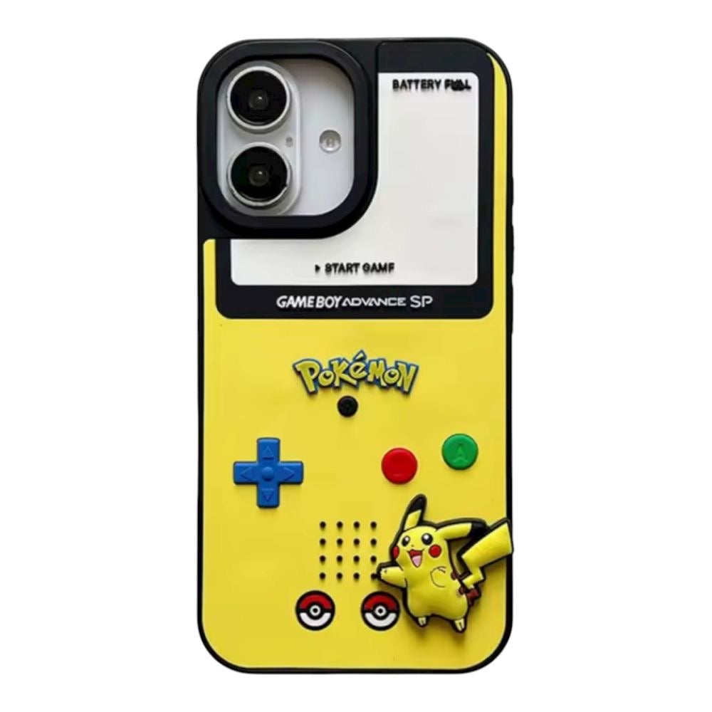 Estuche - Case Pokémon Pikachu GameBoy Edición Retro para iPhone 16 Pro Max