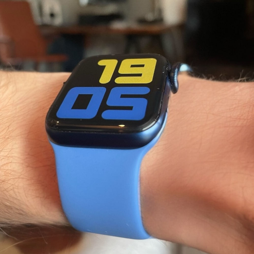 Pulsera - Silicón azul Tomales para Apple Watch