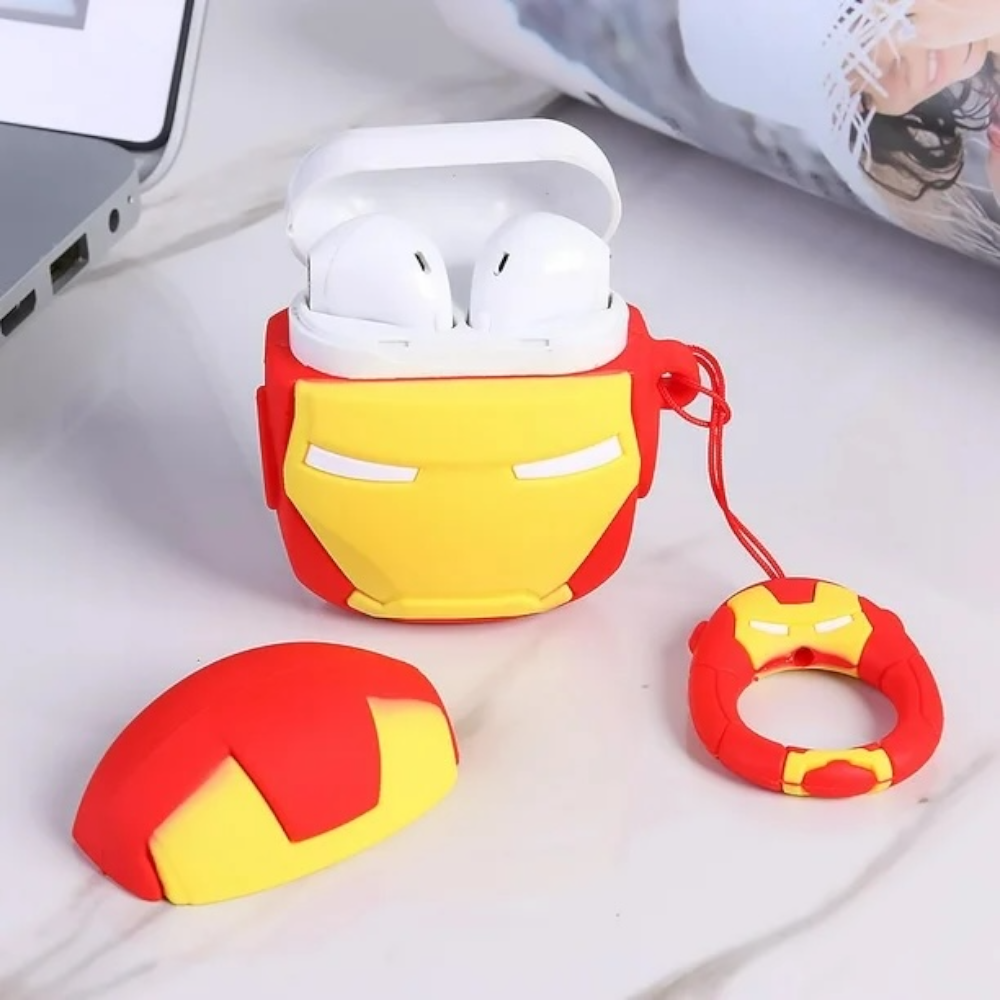 Estuche – Iron Man para AirPods 1 y 2