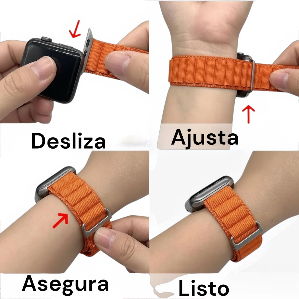 Pulsera - Alpine Loop anaranjado para Apple Watch