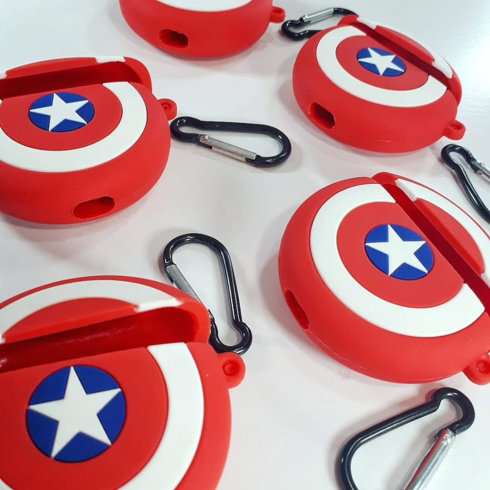 Estuche – Escudo capitán América para AirPods 1 y 2