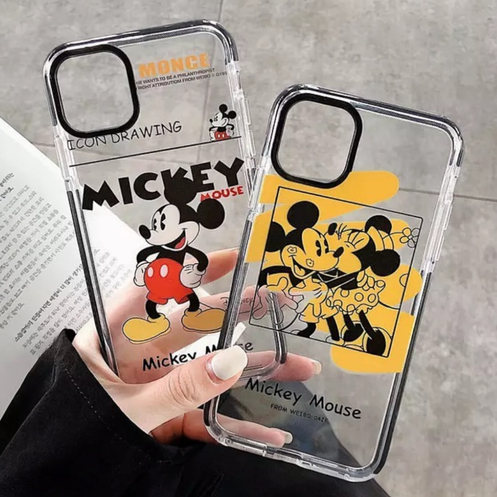 Estuche - Mickey Mouse y Minnie para iPhone 7 PLUS / 8 PLUS