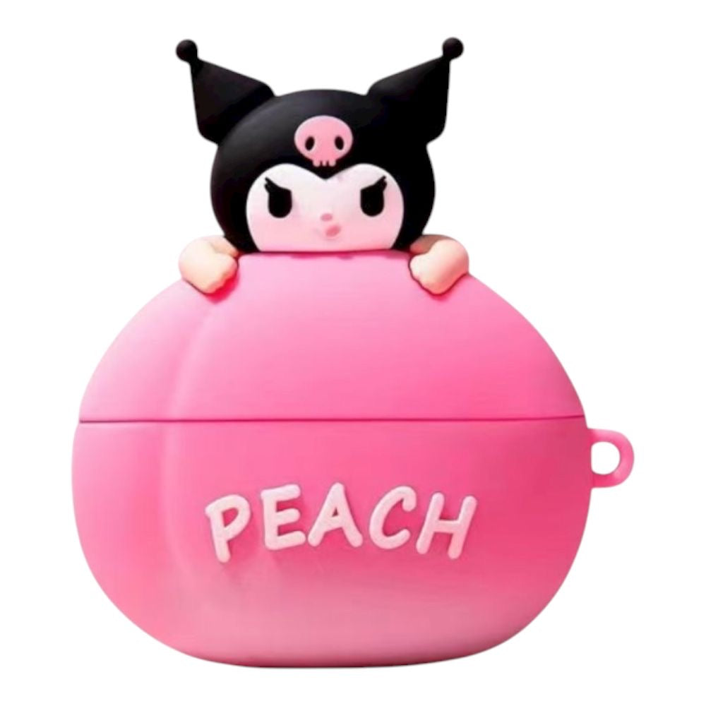 Estuche – Kuromi Melocotón Peach para AirPods 4