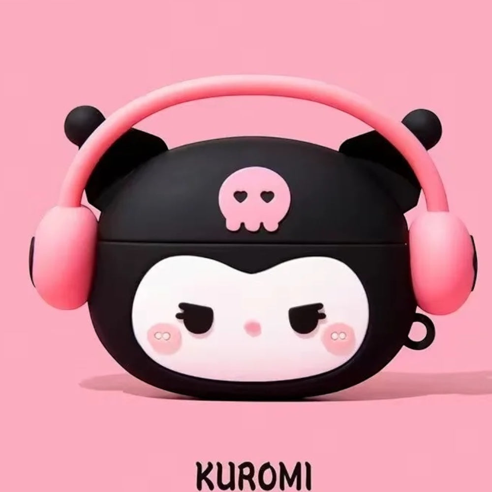 Estuche – Kuromi con Audífonos para AirPods Pro 1 y 2