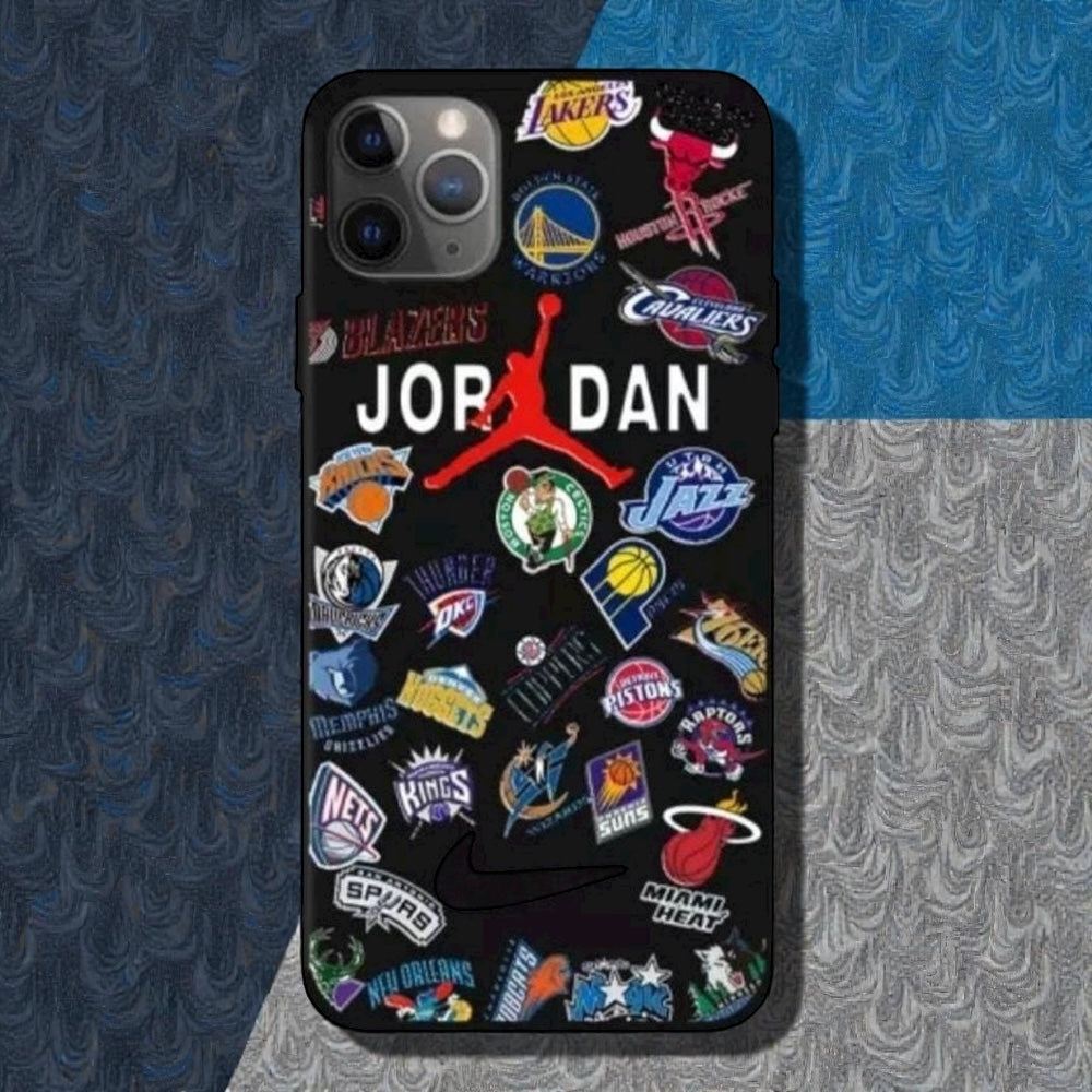 Estuche - Jordan negro para iPhone 12 normal