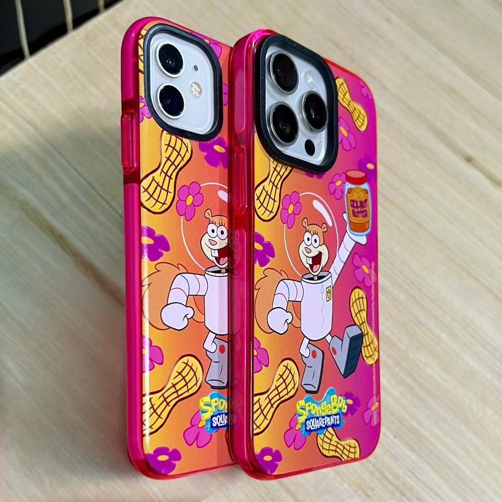 Estuche - Arenita de Bob esponja para iPhone 14 Plus