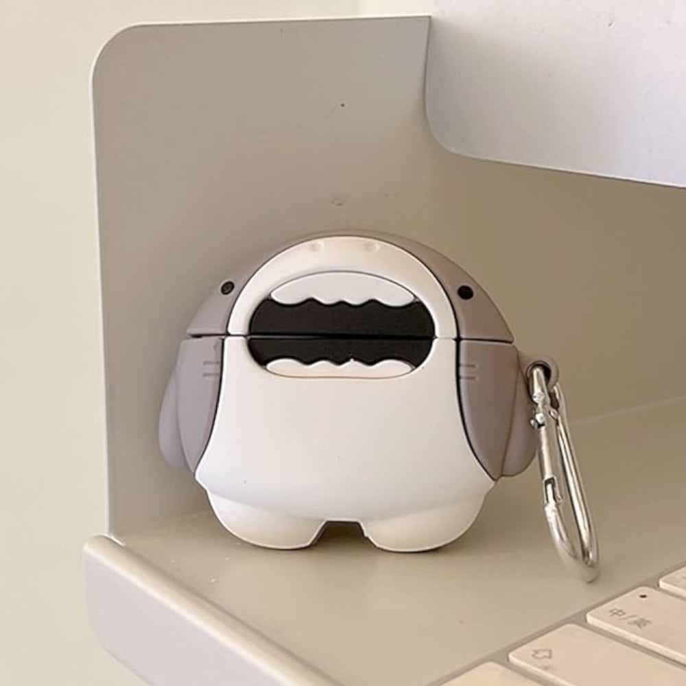 Estuche – Tiburón Kawaii para AirPods 4
