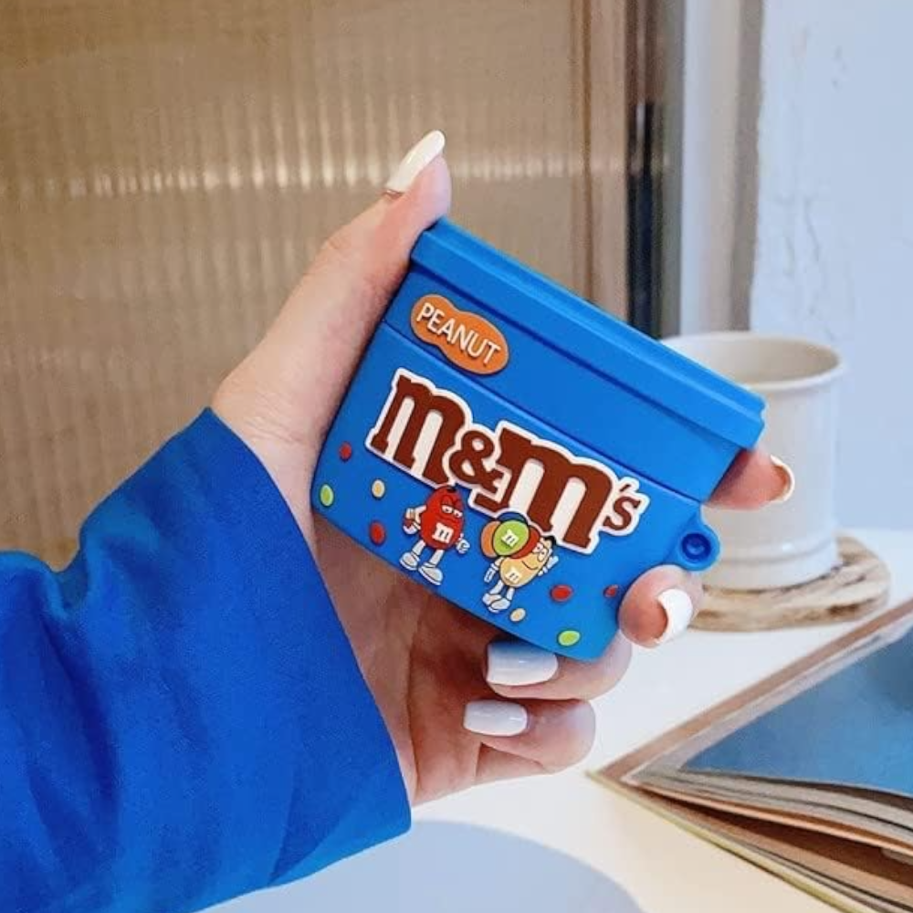 Estuche – M&M’s celeste para AirPods Pro 1 y 2