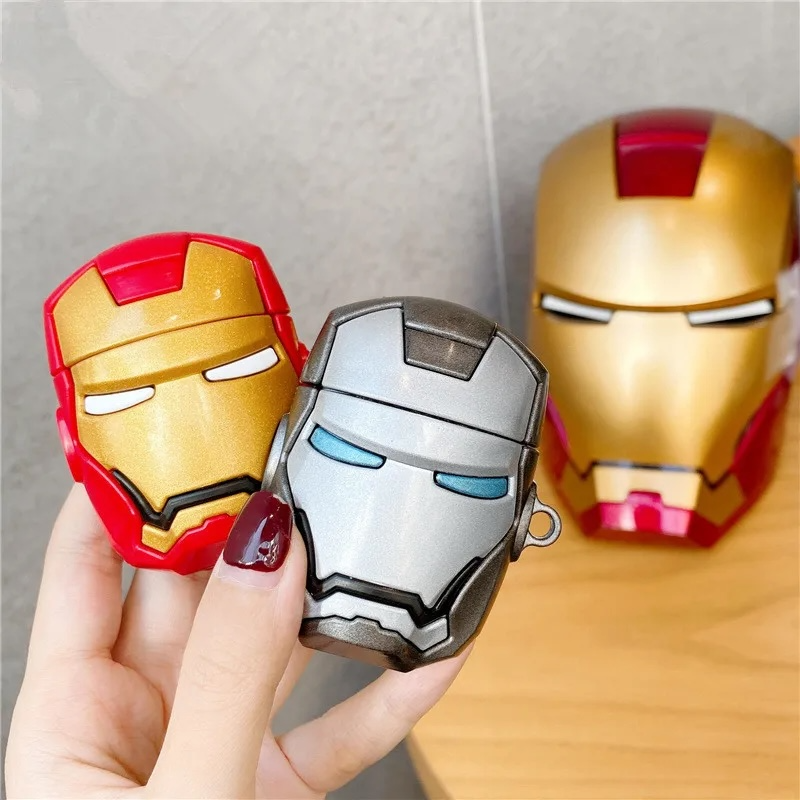 Estuche – Iron Man para AirPods 1 y 2