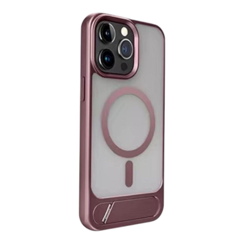 Estuche - MagSafe Metálico Rose iPhone 16 Pro Max