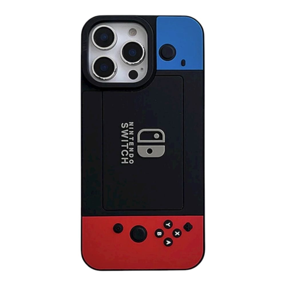 Estuche - Nintendo Switch Gamer Negro para iPhone 16 Pro Max