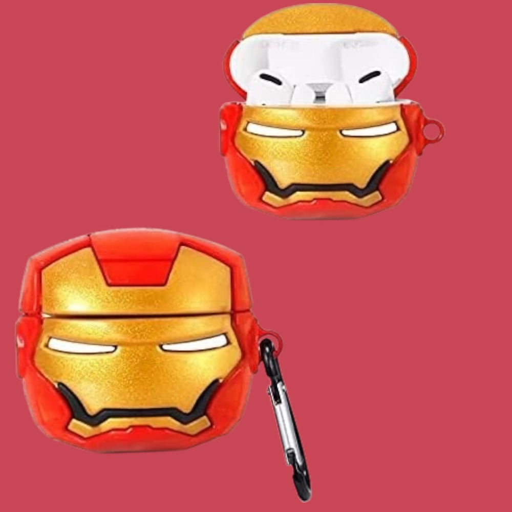 Estuche – Iron Man para AirPods Pro 1 y 2