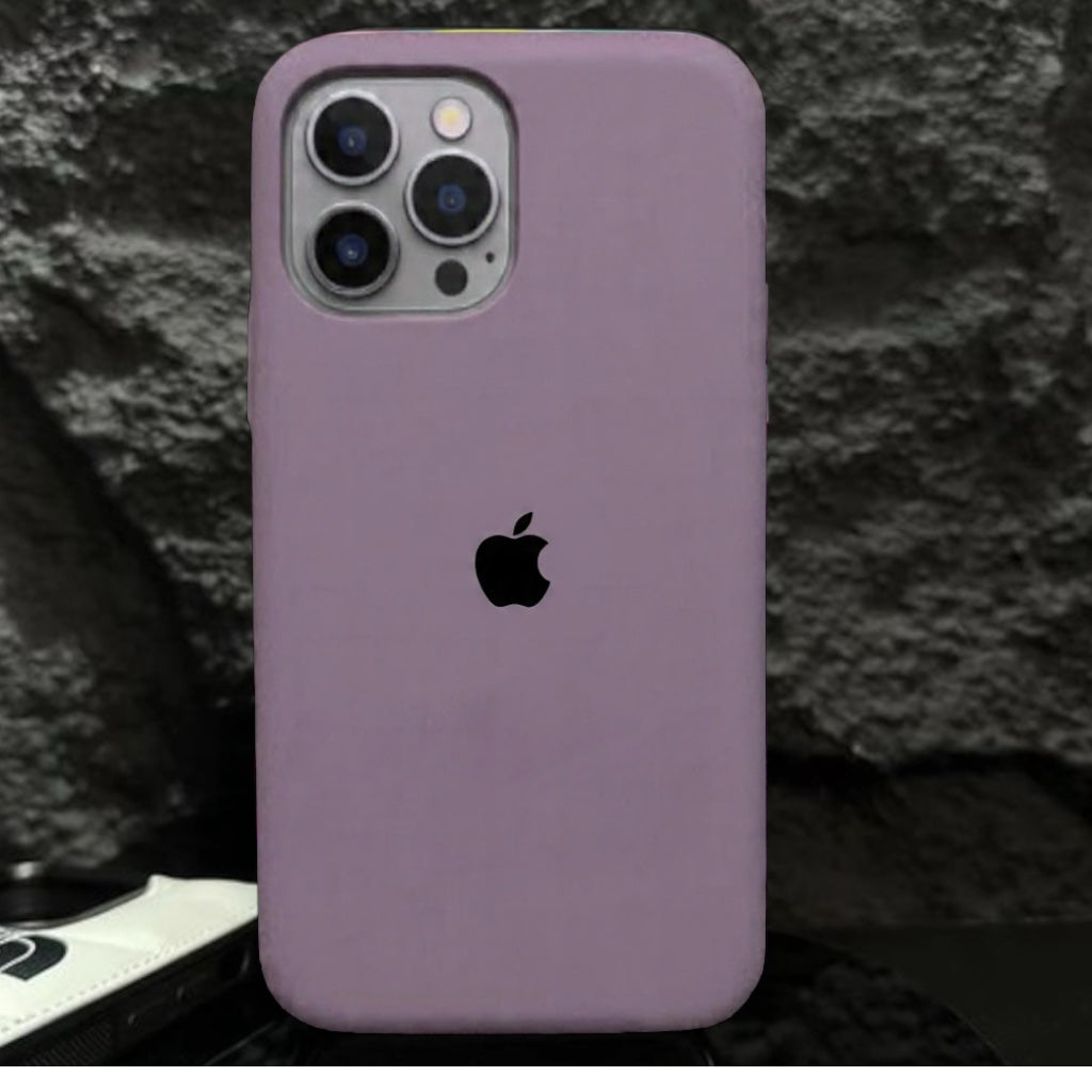Estuche – Silicona Suave Púrpura para iPhone 14 Pro