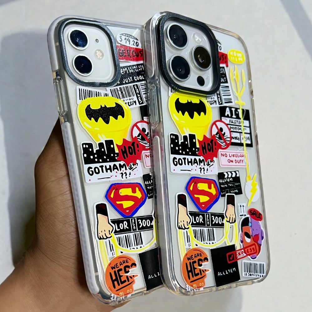 Estuche - DC Heroes Collage para iPhone 15 plus