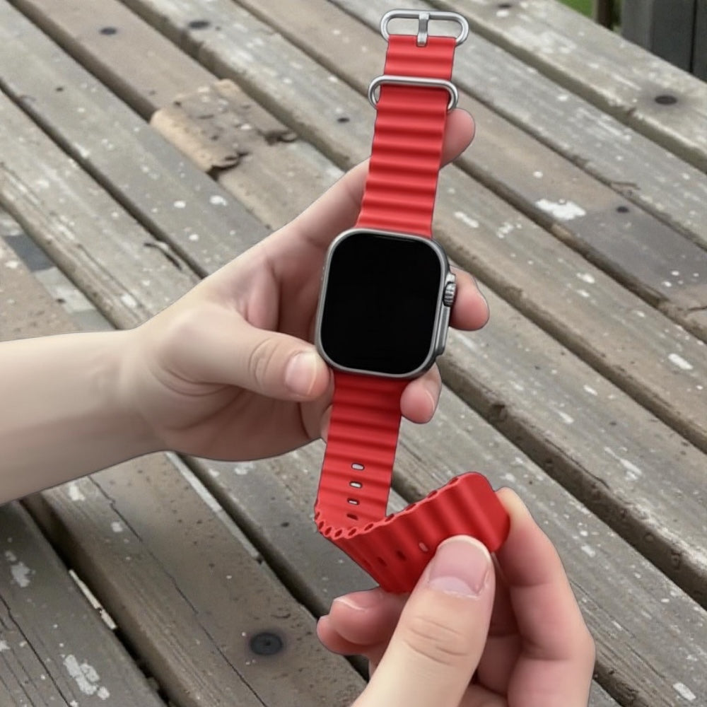 Pulsera - Ocean Band rojo para Apple Watch