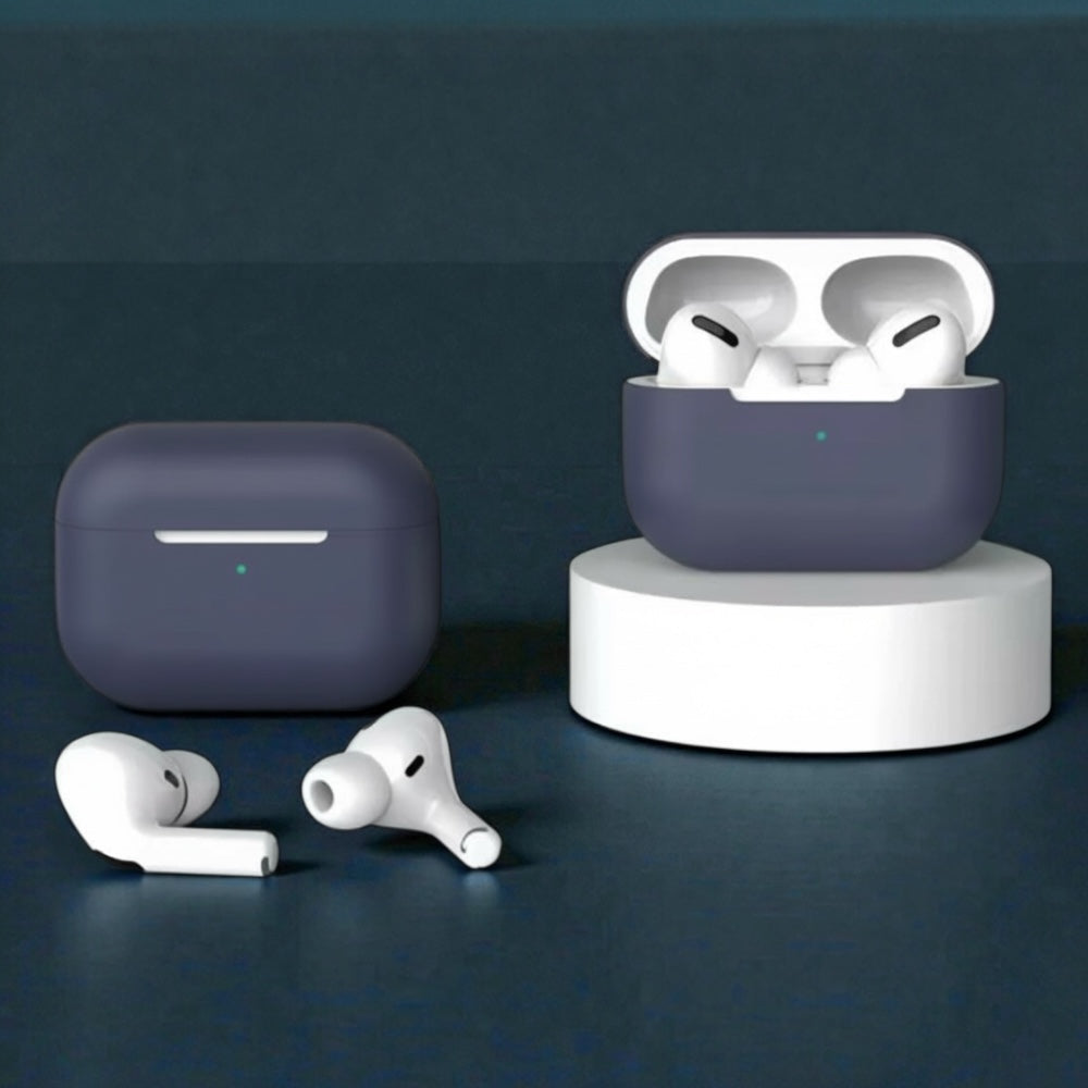 Estuche – Silicon Azul Marino para AirPods 4