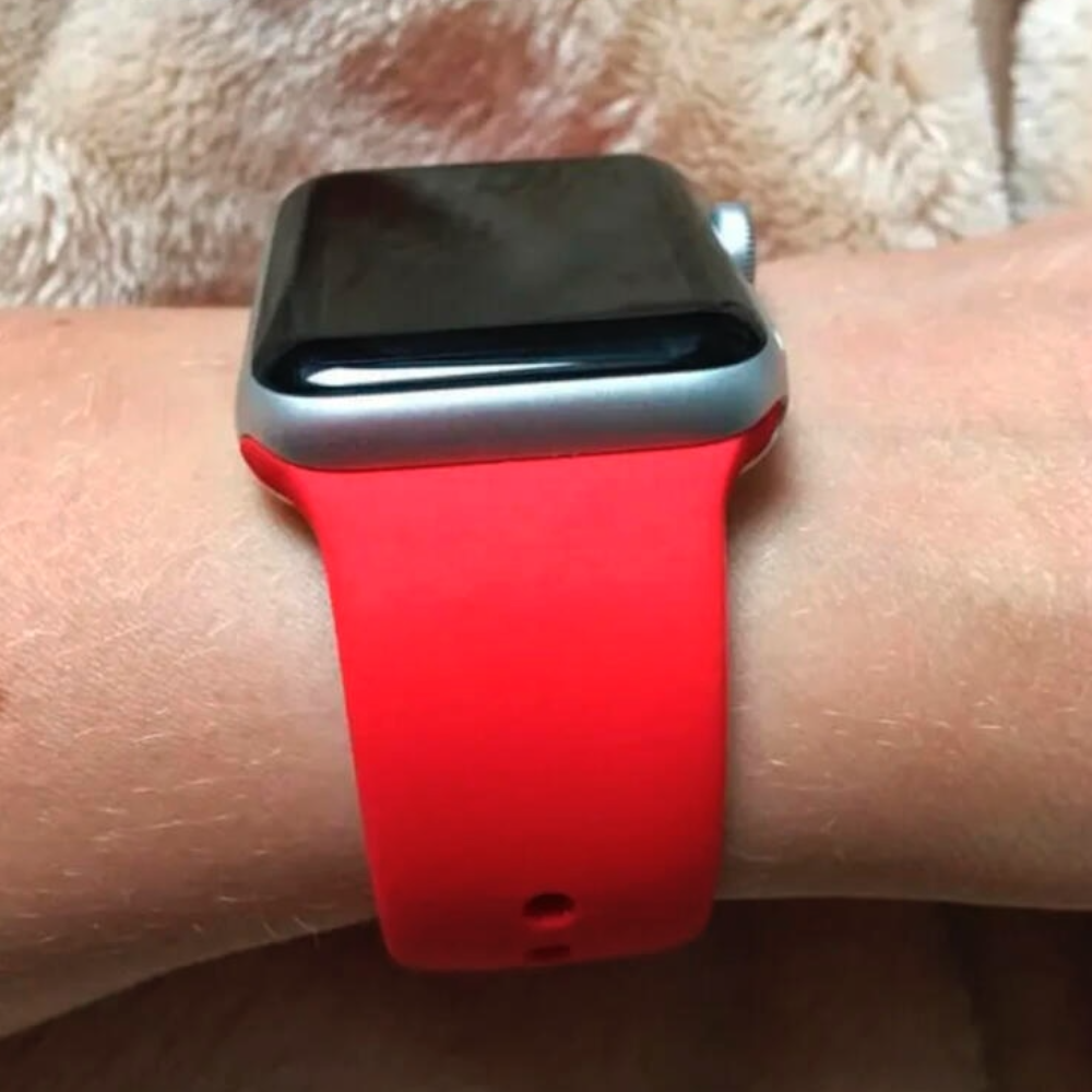 Pulsera - Silicón rojo para Apple Watch