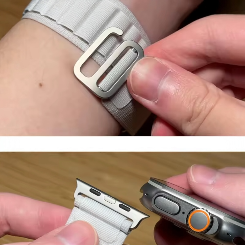 Pulsera - Alpine Loop blanco hueso (starling) para Apple Watch