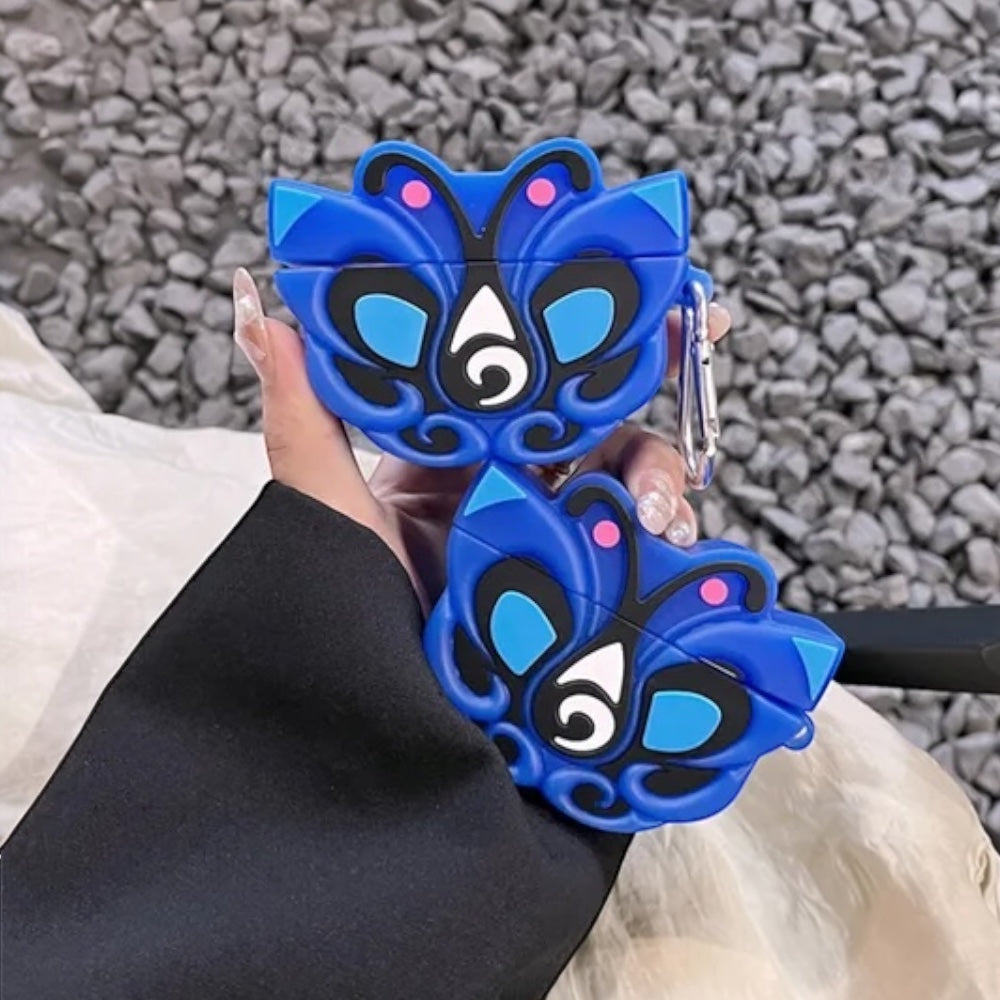 Estuche – Mariposa azul para AirPods Pro 1 y 2
