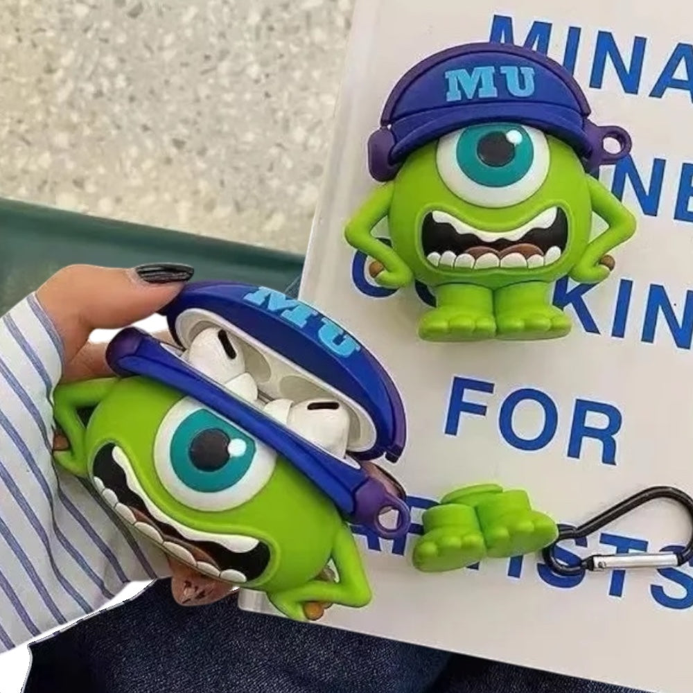 Estuche – Mike Wazowski con Gorra para AirPods 4