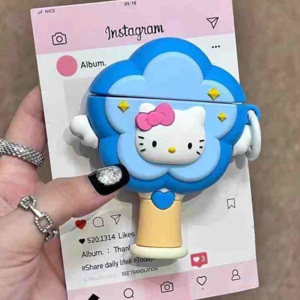 Estuche – Hello Kitty Flor Mágica para AirPods