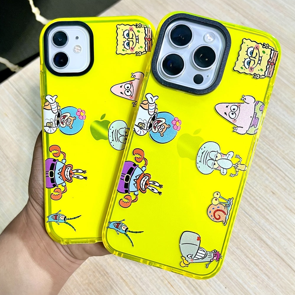 Estuche – Bob Esponja Friends para iPhone 15 plus