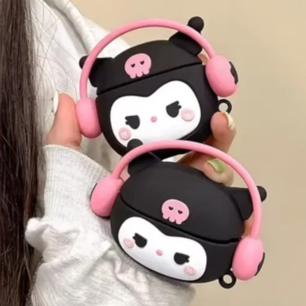 Estuche – Kuromi con Audífonos para AirPods Pro 1 y 2