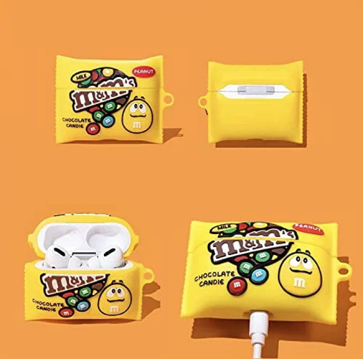 Estuche – M&M Amarillo para AirPods Pro 1 y 2