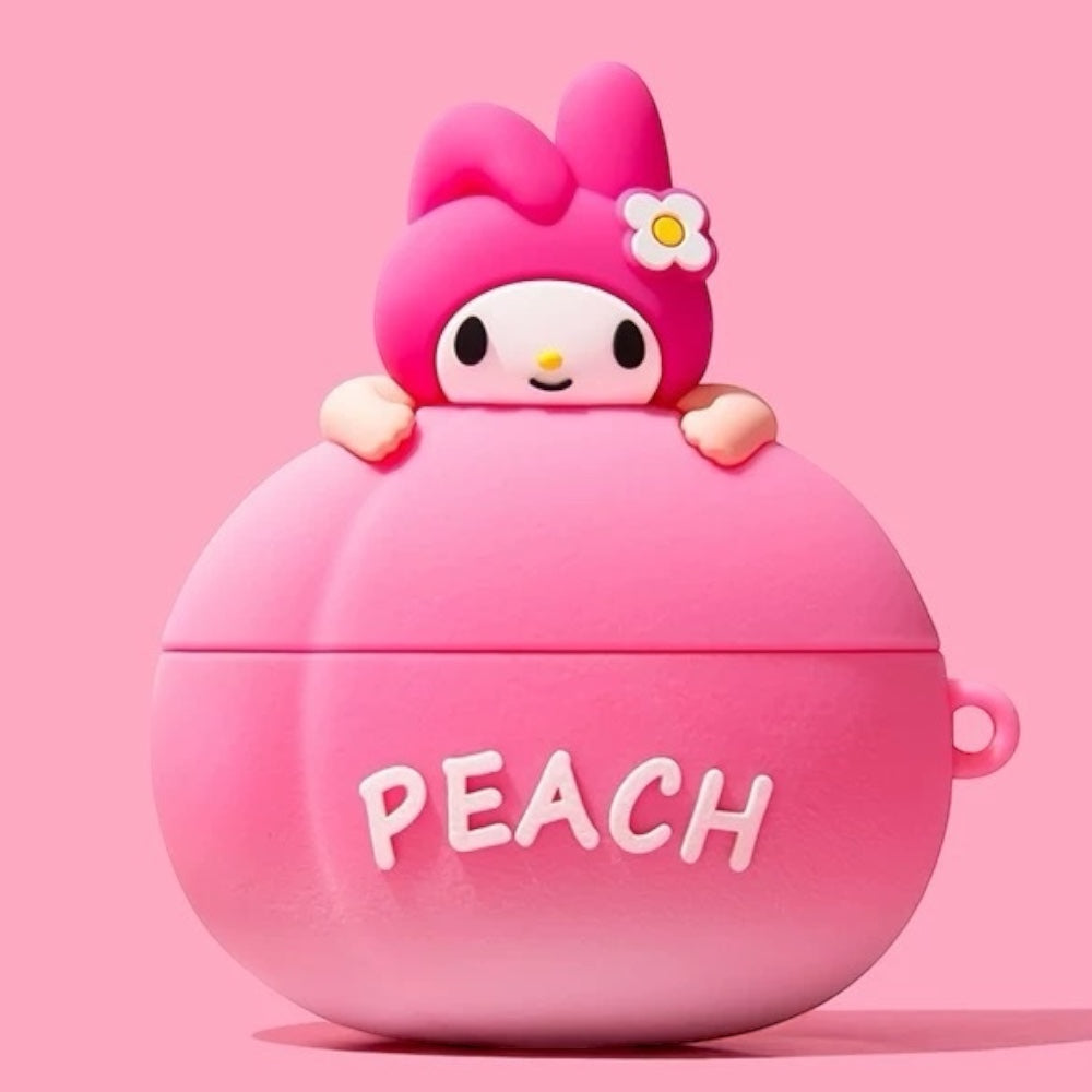 Estuche – Melocotón con My Melody para AirPods Pro 1 y 2