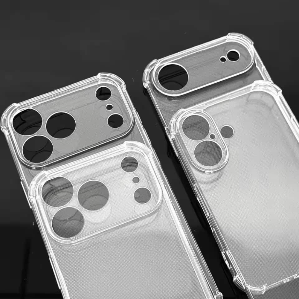 Estuche - Shockproof con orilla reforzada transparente para iPhone 17 Air