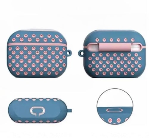 Estuche – Deportivo Nike rosado con lila para AirPods Pro 1 y 2