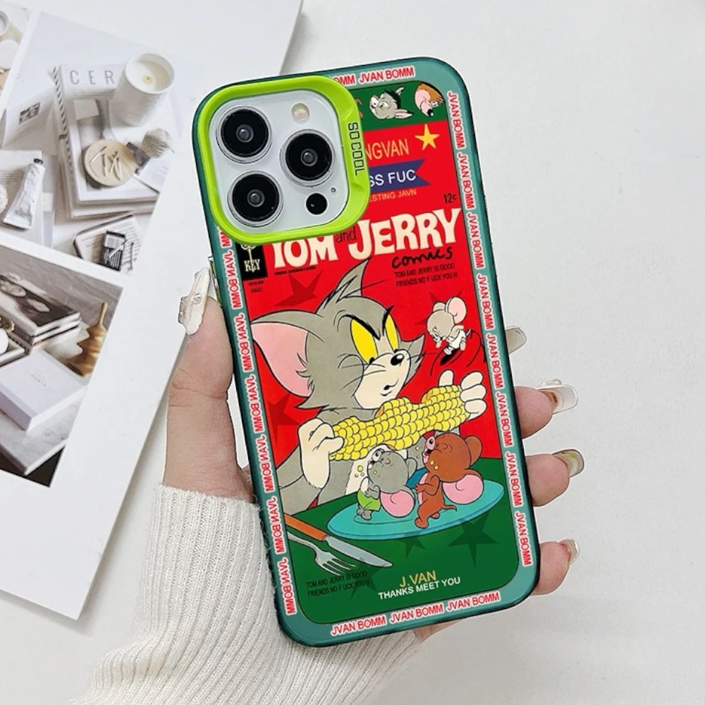 Estuche – Tom y Jerry para iPhone 15 Pro