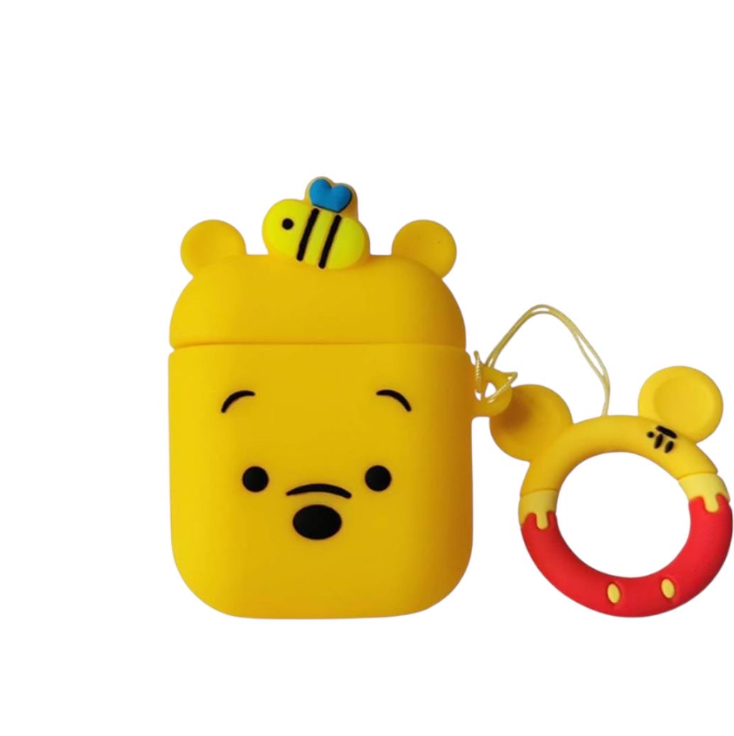 Estuche - Winnie Honey para AirPods 1 y 2 (Con Anillo)