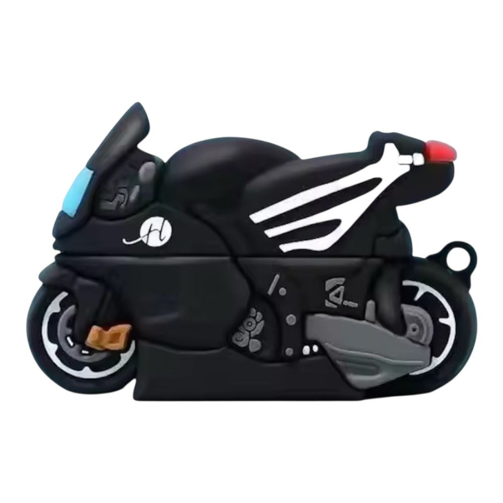 Estuche – Moto Deportiva Negra para AirPods 4