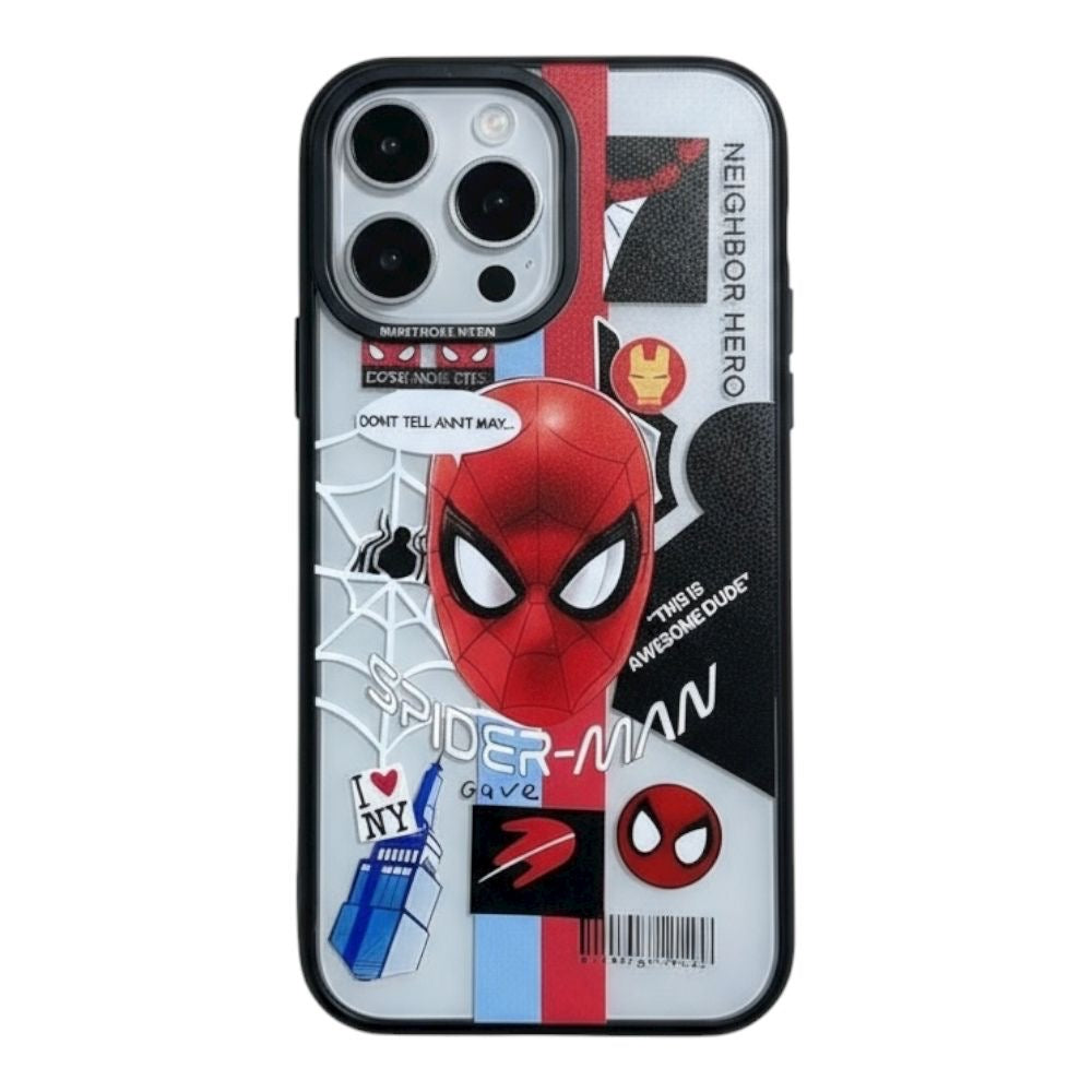 Estuche - Spider-Man Stickers para iPhone 16
