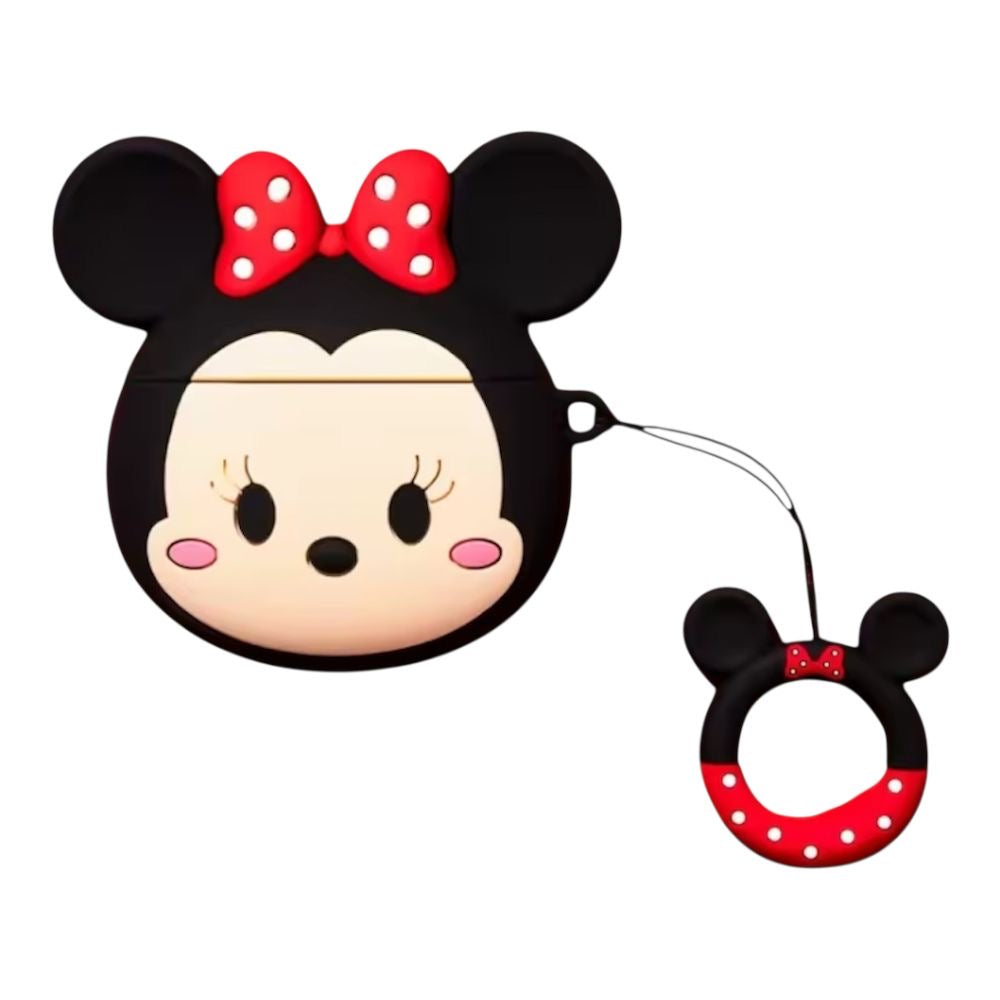 Estuche – Minnie Mouse con Aro Porta Dedo para AirPods 4