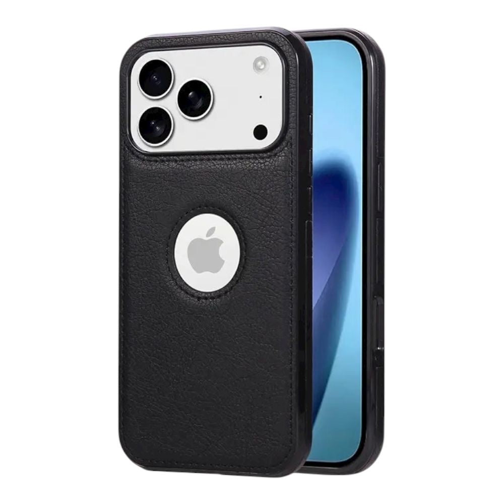 Estuche - Cuero con Ventana Negro para iPhone 17 Pro Max